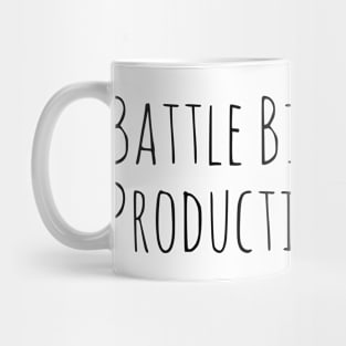 Battle Bird Productions logo (black) Mug